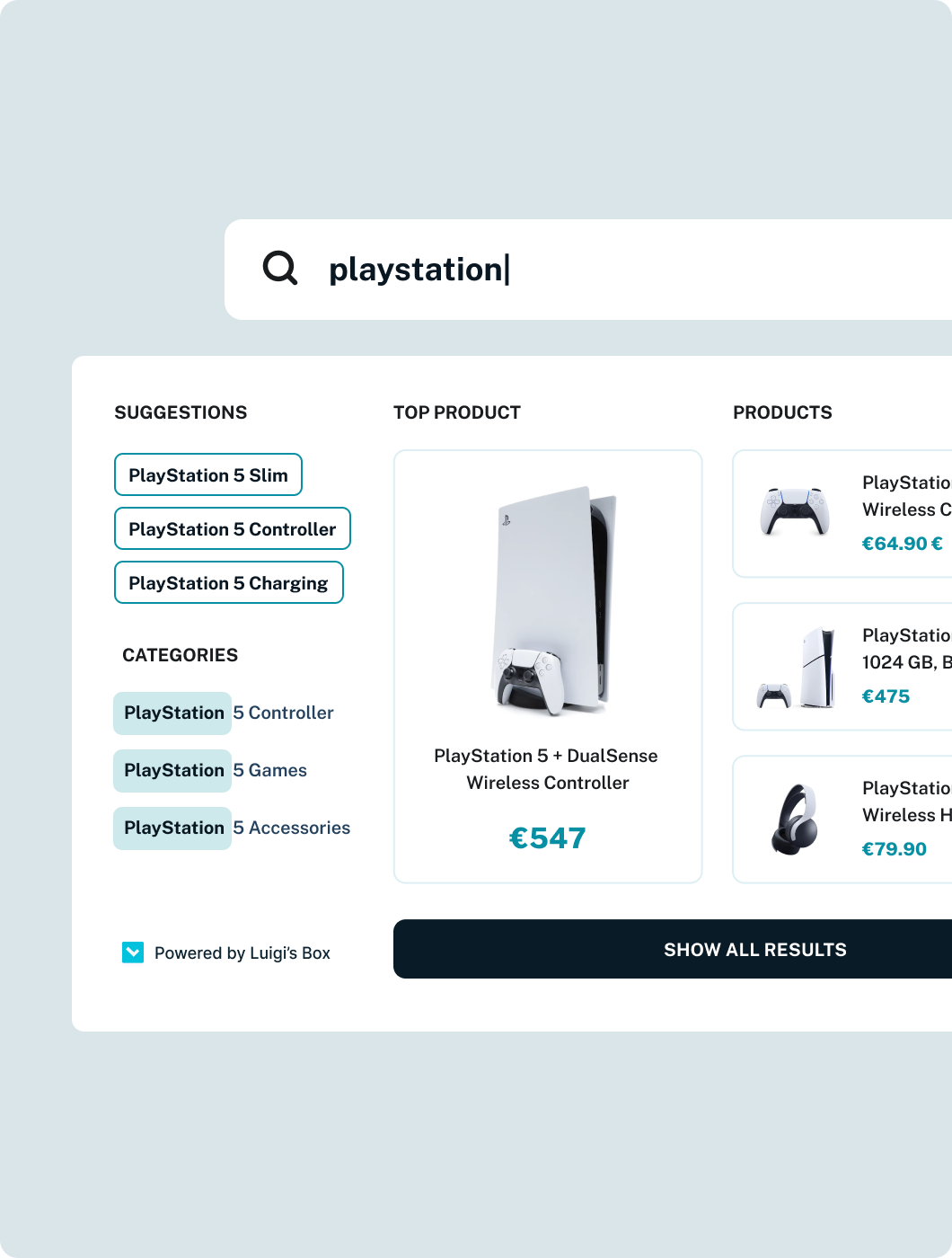 Intelligent site search